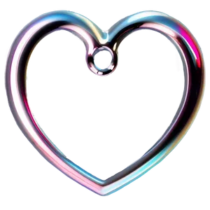 Shiny Heart Outline PNG Ejd65 PNG