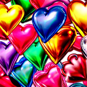 Shiny Hearts PNG 62