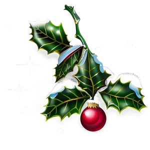 Shiny Holly PNG 15 PNG