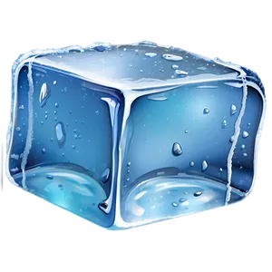 Shiny Ice Cube PNG 41