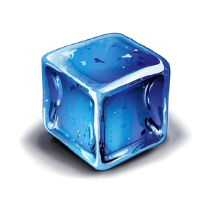 Shiny Ice Cube PNG Dwu