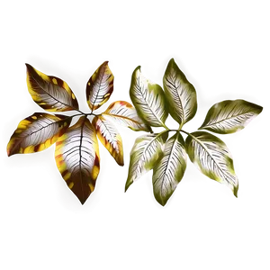 Shiny Leaves PNG Bkq