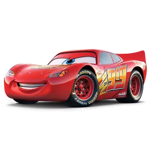 Shiny Lightning Mcqueen Png 05232024 PNG image