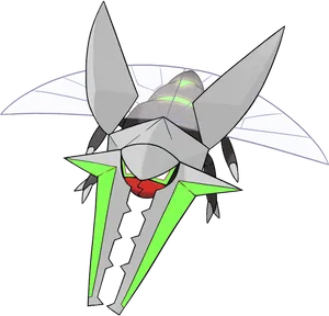 Shiny Mega Scizor Pokemon PNG image