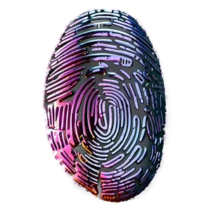 Shiny Metallic Fingerprint Png Ang80 PNG image