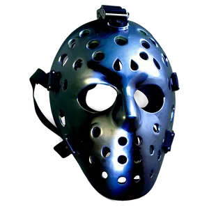 Shiny Metallic Hockey Mask PNG 82