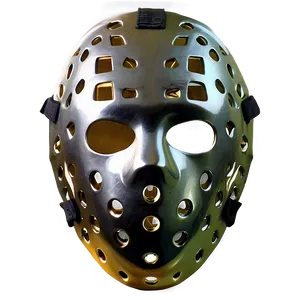 Shiny Metallic Hockey Mask PNG Jbx37 PNG