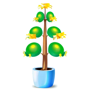 Shiny Money Tree Icon Png Xeg97 PNG image