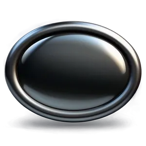 Shiny Oval Button PNG Rim
