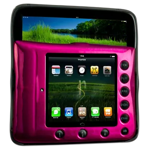 Shiny Pink Ipad Png Bhy90 PNG image