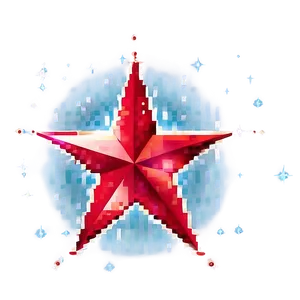 Shiny Pixel Star Illustration Png Sfx PNG image