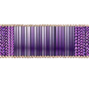 Shiny Purple Sequin Border PNG 41