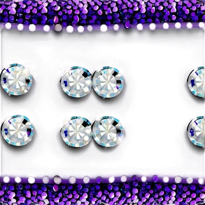 Shiny Purple Sequin Border PNG Wkq97 PNG