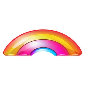 Shiny Rainbow Emoji Png 86 PNG image