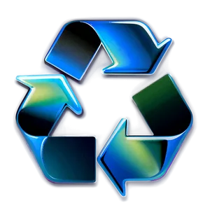 Shiny Recycle Symbol Png Frt77 PNG image