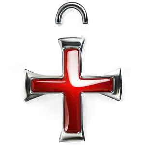 Shiny Red Cross Png Mqk PNG image