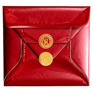 Shiny Red Envelope PNG Gnh40