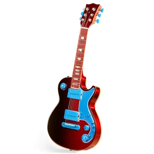 Shiny Red Guitar Png 11 PNG image