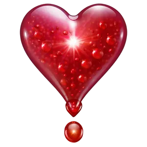 Shiny Red Heart Png Iag PNG image