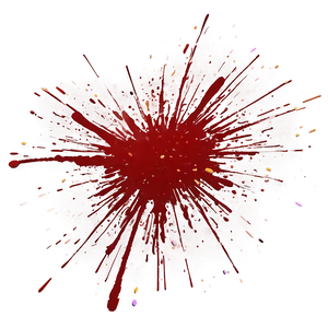Shiny Red Splatter PNG 06132024 PNG