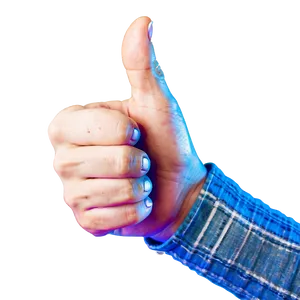 Shiny Thumbs Up Symbol PNG 05042024