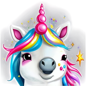Shiny Unicorn Clipart PNG 06262024 PNG