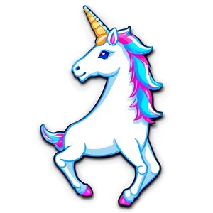 Shiny Unicorn Sticker Png Bhl PNG image