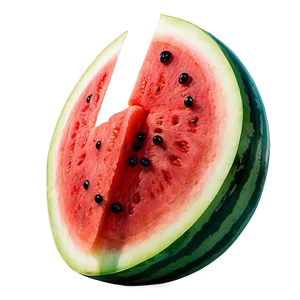 Shiny Watermelon Slice PNG 37