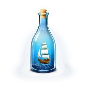 Ship In Bottle PNG 94