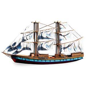 Ship With Sails PNG 74