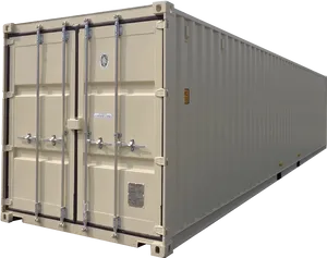 Shipping Container Side View PNG image