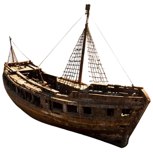 Shipwreck At Dawn Light PNG Rco