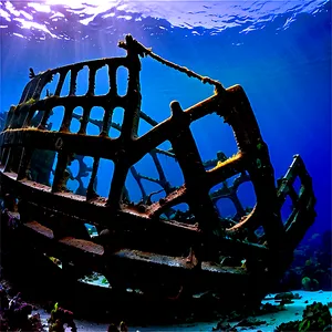 Shipwreck In Marine Sanctuary PNG 67