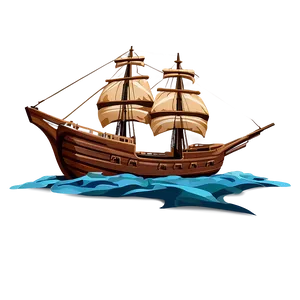 Shipwreck In Stormy Seas PNG 68