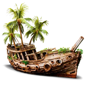Shipwreck In Tropical Paradise PNG 22 PNG