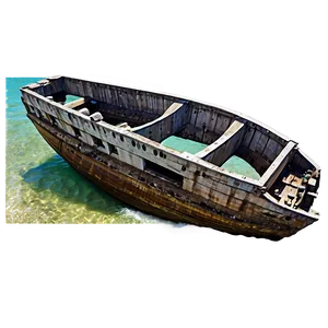 Shipwreck In Tropical Paradise PNG Ben71 PNG