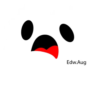 Shocked Cartoon Cloud Graphic PNG