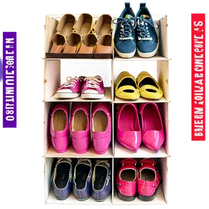 Shoe Box Closet Organization Png 10 PNG image