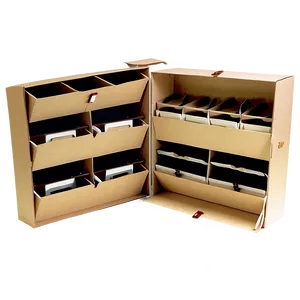 Shoe Box With Divider PNG Hve16 PNG
