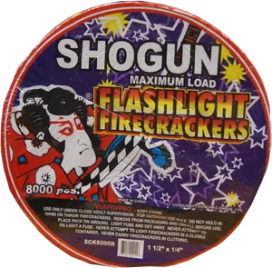 Shogun Flashlight Firecrackers8000 Pieces PNG image