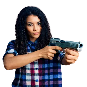 Shooting Stance Handgun PNG Gtr PNG