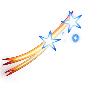 Shooting Star With Light Effect Png 7 PNG image