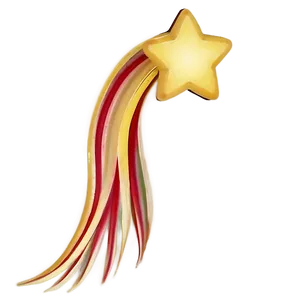 Shooting Star With Tail Png 05232024 PNG image