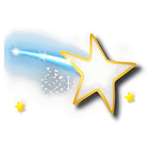 Shooting Star With Twinkle Effect Png Sgx24 PNG image