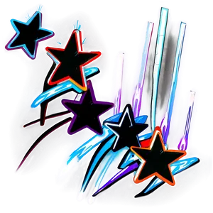 Shooting Stars Clear Png 05252024 PNG image