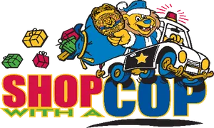 Shop With A Cop Event Graphic PNG image