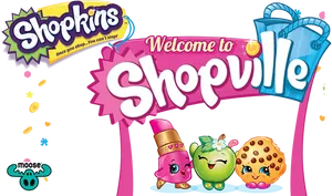 Shopkins Welcometo Shopville PNG image