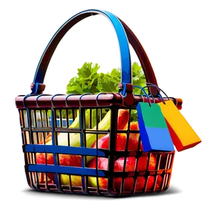 Shopping Basket For Sale Png 06272024 PNG image