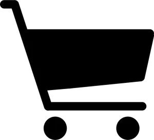 Shopping Cart Icon Silhouette