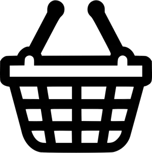 Shopping Cart Icon Silhouette PNG image